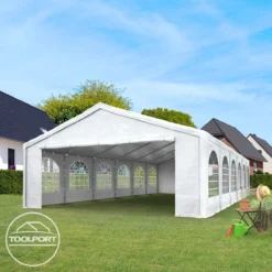 Hoogwaardige Partytent 3x6 M Van 240 G/m² PE Zeil Tuintent Feesttent Waterdicht In Wit -Tuin Vrienden Verkoopwinkel 1200x1200 652