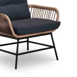 BUITEN Living Dex Wicker Loungestoel Tuin | Wicker + Aluminium | Bamboe Antraciet -Tuin Vrienden Verkoopwinkel 1200x1200 70