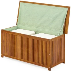 Casaria Opbergbox Acacia Hout – Weerbestendig 115cm - Bruin -Tuin Vrienden Verkoopwinkel 1200x1200 704