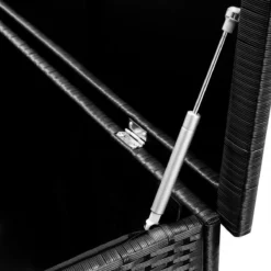 Casaria Wicker Opbergbox - Waterdicht 121,5cm Met Wielen - Grijs -Tuin Vrienden Verkoopwinkel 1200x1200 732