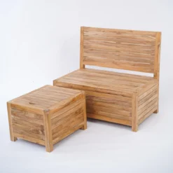 Kleine Teakhouten Tuinbank Met Opbergruimte - 100 X 60 X 90 Cm - Duurzaam Teakhout - Blijft Strak En Mooi - Sterke Constructie Om Lang Mee Te Gaan -Tuin Vrienden Verkoopwinkel 1200x1200 752