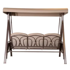 SORARA® Luxe Schommelbank Met Zonnescherm - Bruin - Zware Kwaliteit. 10 SORARA® Luxe Schommelbank Met Zonnescherm - Bruin - Zware Kwaliteit. -Tuin Vrienden Verkoopwinkel 1200x1200 792