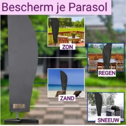 Parasolhoes Voor Zweefparasol–Waterdicht-met Rits En Stok-Superieure Kwaliteit-280cm X 81cm -Tuin Vrienden Verkoopwinkel 1200x1200 932