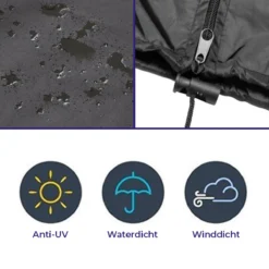 Merkloos Parasolhoes Met Rits En Trekkoord – Beschermhoes Voor Zweefparasol & Staande Parasol – Waterdicht Afdekhoes – Hoes Voor Hangparasol – Inclusief Opberghoes – Zwart - 205 Cm -Tuin Vrienden Verkoopwinkel 1200x1200 942
