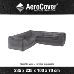 Aerocover Loungesethoes - L-vorm - L 255 X L 255 X B 100 X H 70 Cm -Tuin Vrienden Verkoopwinkel 1200x1200 962