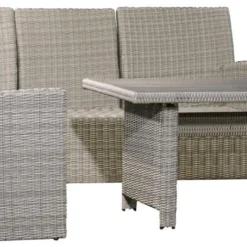 Weersbestendige Beschermhoes Loungeset / Tuinset (met Hoge Tafel) | 260 X 260 X 95 Cm | Premium | Waterproof | TÜV Rheinland Gecertificeerd | Hoes Voor Tuin | Waterdicht | Solution Dyed (verkleuring Onmogelijk) | Grijs / Antraciet -Tuin Vrienden Verkoopwinkel 1200x516