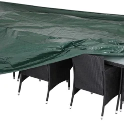 Kingsleeve Tuinmeubelhoes - Beschermhoes - Weerbestendig -308x138x89cm - Groen -Tuin Vrienden Verkoopwinkel 1200x601 2