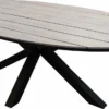 Ovale Tuintafel Cyprus 180cm | Wood | Polywood & Aluminium