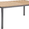 NATERIAL - Uitschuifbare Tuintafel ORIS - Uitschuifbare Tafel Voor 6 Tot 8 Personen - 180-240x100 Cm - Aluminium - Hout Eucalyptus
