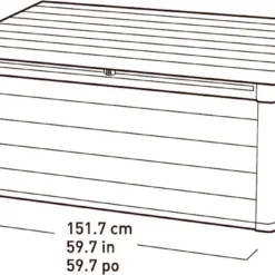 Keter Denali Opbergbox - 570L - 151,7x72,5x70cm - Grijs 20 Keter Denali Opbergbox - 570L - 151,7x72,5x70cm - Grijs -Tuin Vrienden Verkoopwinkel 1200x668