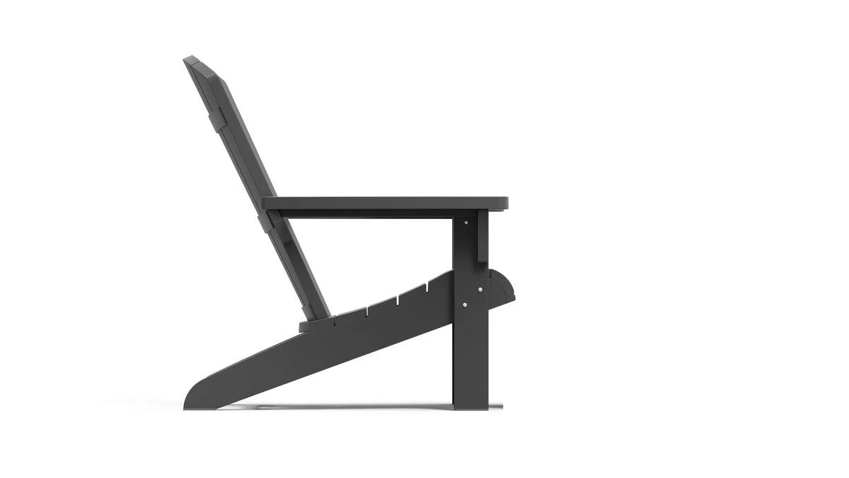 Keter Troy Adirondack Tuinstoel - 81x80x96,5cm - Grafiet 3 Keter Troy Adirondack Tuinstoel - 81x80x96,5cm - Grafiet - Afbeelding 3