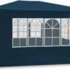 MaxxGarden Partytent Feesttent Paviljoen - 300 X 400 X 250 Cm - Zijwanden - Blauw