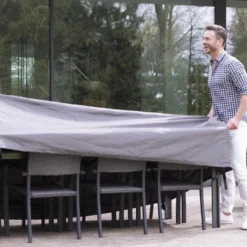 Weersbestendige Beschermhoes Tuinset | 245 X 150 X 95 Cm | Premium | Waterproof | TÜV Rheinland Gecertificeerd | Hoes Voor Tuin | Waterdicht | Solution Dyed (verkleuring Onmogelijk) | Grijs / Antraciet -Tuin Vrienden Verkoopwinkel 1200x696 2