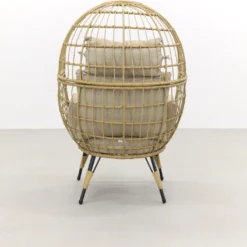 Lola Egg Relaxstoel - Natural Sand - Mand Stoel -Tuin Vrienden Verkoopwinkel 1200x706