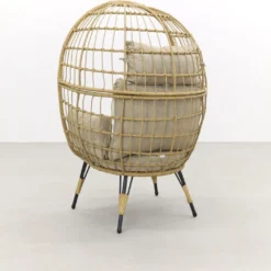 Lola Egg Relaxstoel - Natural Sand - Mand Stoel -Tuin Vrienden Verkoopwinkel 1200x712