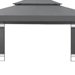 Paviljoen Lanciano Partytent 4x3x2,65 Cm Donkergrijs -Tuin Vrienden Verkoopwinkel 1200x746