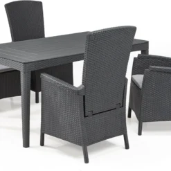 Allibert Vermont Verstelbare Tuinstoel - 64x68x107cm - Grafiet -Tuin Vrienden Verkoopwinkel 1200x753 1