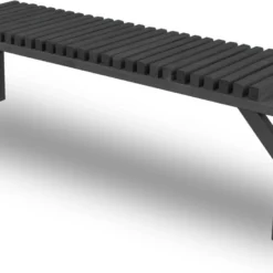 Tuinbank Design 2023 - 150CM - Grenen Hout - Zwart -Tuin Vrienden Verkoopwinkel 1200x766 3