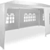 MaxxGarden Partytent - Paviljoen - 3x6m - Incl. Zijwanden - Waterdicht - Wit
