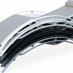 Alice's Garden Louisa Ligstoelen - Aluminium/Textileen - 1,67 M - Antraciet/Grijs -Tuin Vrienden Verkoopwinkel 1200x780 1