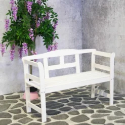 SenS-Line Friesen Tuinbank - Hout - Wit -Tuin Vrienden Verkoopwinkel 1200x784 1