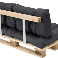 Merkloos En.casa Zitkussen Palletbank - 120 X 80 X 12 Cm - Donkergrijs -Tuin Vrienden Verkoopwinkel 1200x796 4