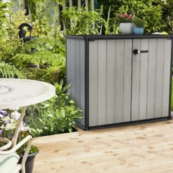 Keter Patio Store Opbergkast - 139,5x77x120cm - Grijs -Tuin Vrienden Verkoopwinkel 1200x799 23