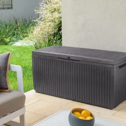 Opbergbox Tuin - Kussenbox Waterdicht - Bruin - Zitbox Kussenbox Voor Buiten - Voor Tuinmeubelen - Tuinkussens - Opberg Tuin - Kussenboxen - XL - Groot - 305 Liter -Tuin Vrienden Verkoopwinkel 1200x800 111