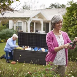 Keter Brightwood Opbergbox - 455L - 145x69,7x60,3 Cm - Grafiet -Tuin Vrienden Verkoopwinkel 1200x800 122