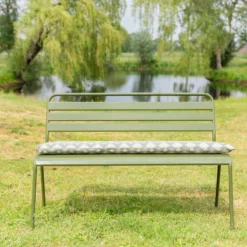 MaximaVida Metalen Tuinbank Max 120 Cm Olijfgroen 12 MaximaVida Metalen Tuinbank Max 120 Cm Olijfgroen -Tuin Vrienden Verkoopwinkel 1200x800 143