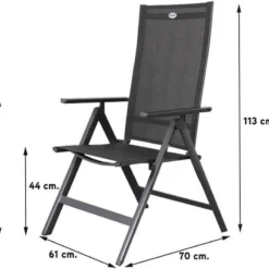 Hartman Aruba Aluminium Tuinstoel - Antraciet Verstelbaar -Tuin Vrienden Verkoopwinkel 1200x800 25
