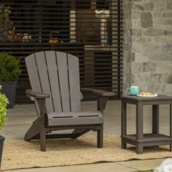 Keter Troy Adirondack Tuinstoel - Set Van 2 - 81x80x96,5cm - Lichtgrijs -Tuin Vrienden Verkoopwinkel 1200x800 54