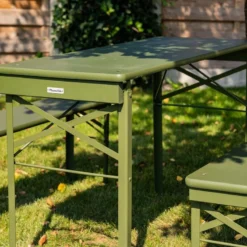 MaximaVida Inklapbare Biertafel Berlijn 120 X 50 Cm Olijfgroen - FSC Hout -Tuin Vrienden Verkoopwinkel 1200x800 62
