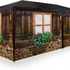 Casaria Apres-Ski Hut Party Tent - 18m² - 3x6m Met 6 Zijpanelen