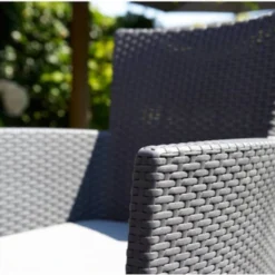 Allibert Iowa Tuinstoel - 60x62x89cm – Grafiet -Tuin Vrienden Verkoopwinkel 1200x804