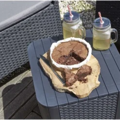 ALLIBERT Keter Luzon Opbergtafel - 39x39x43cm - Donkergrijs -Tuin Vrienden Verkoopwinkel 1200x806 2