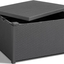 Allibert Arica Tuintafel - 79x59,5x42 Cm - Grafiet -Tuin Vrienden Verkoopwinkel 1200x807 2