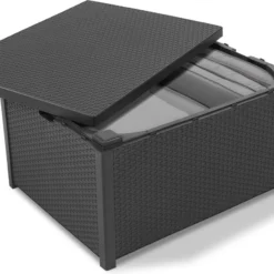 Allibert Arica Tuintafel - 79x59,5x42 Cm - Grafiet -Tuin Vrienden Verkoopwinkel 1200x836 1