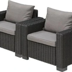 Allibert Tuinstoel California (231561) - Set Van 2 Stoelen