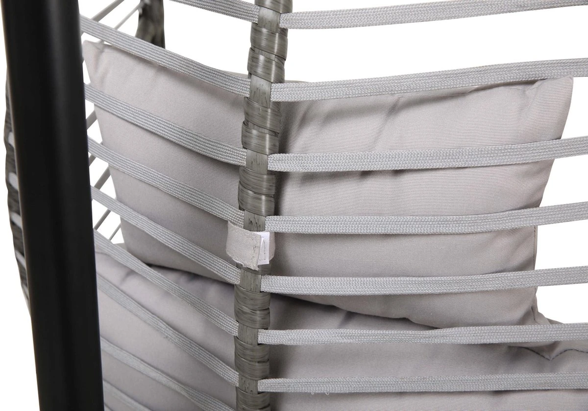 Lowander Egg Hangstoel Cocoon - Voor Binnen & Buiten - Met Standaard - Incl. Kussens 7 Lowander Egg Hangstoel Cocoon - Voor Binnen & Buiten - Met Standaard - Incl. Kussens - Afbeelding 7