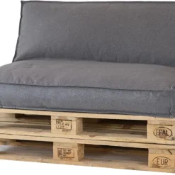 2L Home & Garden Rugkussen Metro Lounge Grijs - 120 X 40cm