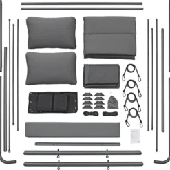 Schommelbank / Ligbank Kassandra - Donkergrijs -Tuin Vrienden Verkoopwinkel 1200x846 4