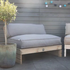 2L Home & Garden Rugkussen Metro Lounge Grijs - 120 X 40cm -Tuin Vrienden Verkoopwinkel 1200x883 2