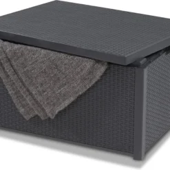 Allibert Arica Tuintafel - 79x59,5x42 Cm - Grafiet -Tuin Vrienden Verkoopwinkel 1200x892