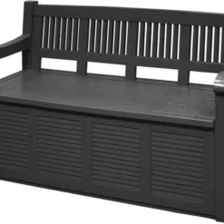 Merkloos Opbergbank Van Kunststof | 130 X 60 Cm | Antraciet -Tuin Vrienden Verkoopwinkel 1200x900 16