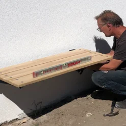 MaximaVida Opklapbare Gevelbank Jordaan 100 Cm- FSC Eikenhout -Tuin Vrienden Verkoopwinkel 1200x900 25