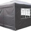 Garden Royal Partytent 3x3m Easy Up Grijs Met 4 Zijwanden