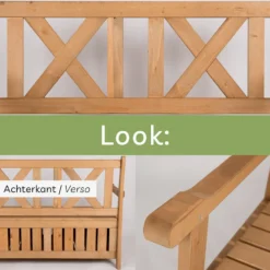 Needs&wants® Houten Tuinbank Met Opbergruimte, 2-zits Kistbank Houten Klassieke Bank Opslag, Grote Tuinopbergbank Van Massief Hout Weerbestendig Voor Buiten Tuin, Balkon, Terras, 115x61x85 Cm, Donker-bruin -Tuin Vrienden Verkoopwinkel 1200x922 2