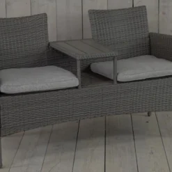 Kynast Memphis Wicker Bank- Tete-a-tete