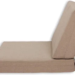 Universeel Lounge Kussen Strak Schuin Uni Zand